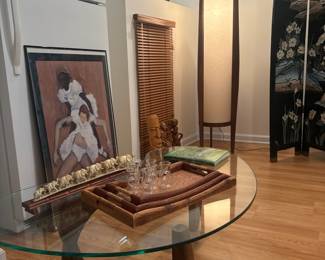 MCM  Floor Lamp  Table, Sculpture, Paintings, Art Work  