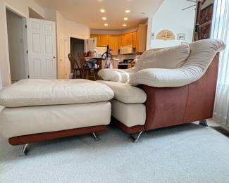 MCM Chair and Ottoman