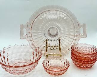 Jeannette Cubist Depression Glass Lot