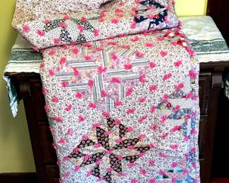 Pink Star Quilt