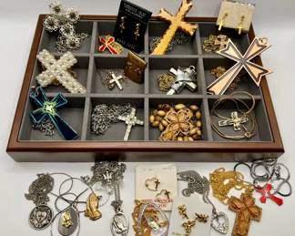 Religious Jewelry Collection ft. Crosses & Praying Hands
