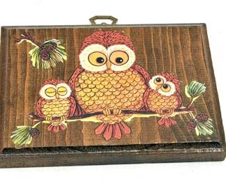 Adorable Owl Wall Hanging