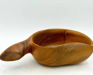 Signed MCM Wooden Bowl