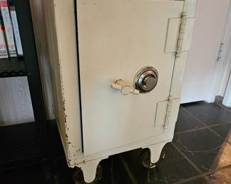 Vintage cast iron safe