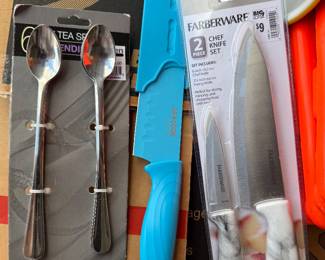3 Knives and 2 Spoons $5.00