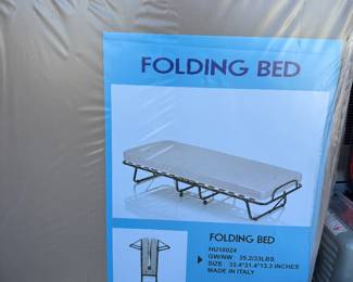 Folding Bed $75.00