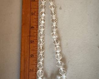 Clear Stone Necklace $8.00