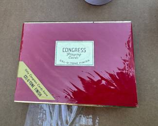 Congress Playing Cards $5.00 Sealed