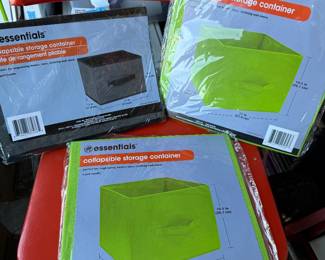 3 Collapsible Storage Containers $6.00