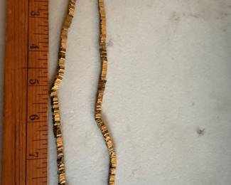 Copper Beaded Necklace $8.00