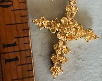 Sterling Silver Chain and Cross $37.00