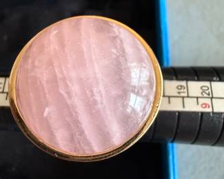 Pink Stone Costume Ring $10.00