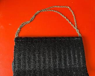 Black Beaded Purse $5.00