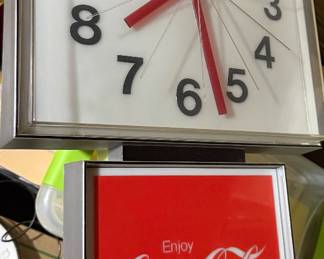Coca Cola Clock $45.00