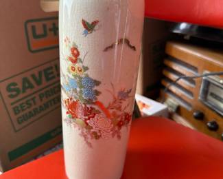 Vase with butterfly $15.00 (has crazing)