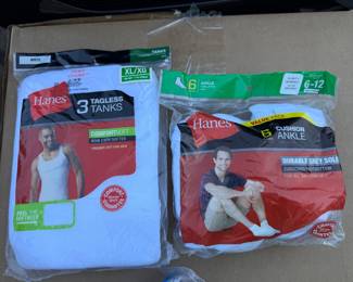 Both Hanes $8.00