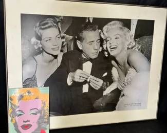 CT139Marilyn Monroe Famous Photograph Print And Arts Culture Magazine