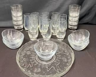 CT562Glassware  Serving Platter