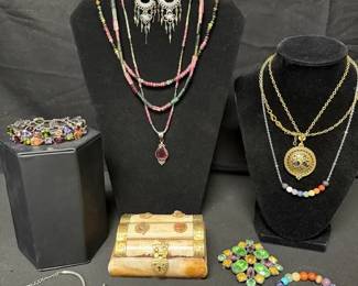 KN309Costume Jewelry  Multi Tone