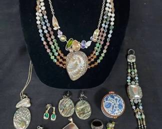 KN305Costume Jewelry  Abalone And More