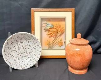 CT515Peach Hummingbird