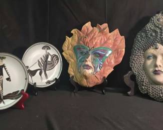 CT106VDecorative Ceramic And Glass Wall Hangings