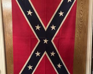 Vintage cotton Confederate flag