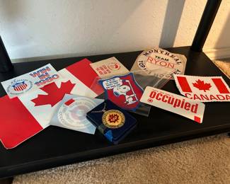 Vintage Olympics collections: winter Olympics, hockey, even a VHS tape taped copy of the miracle on ice game!