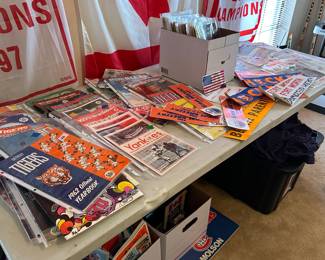 Mid-century MLB yearbooks, scorebooks