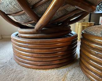 Rattan vintage swivel rocker, SO COMFY