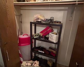 American Flyer toy electric train, storage & household, flags, brass and more brass