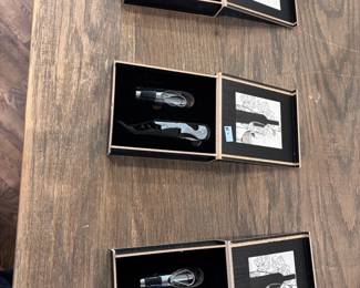 Presentation cases with collectible commemorative pistols