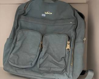 Blue suede Vera Bradley backpack