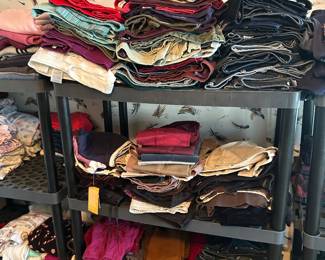 Lots of pans and shirts - smaller sizes 