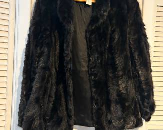 Real mink coat