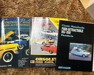 Vintage car books