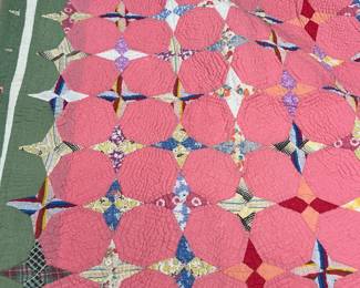 Beautiful hand sewn quilt