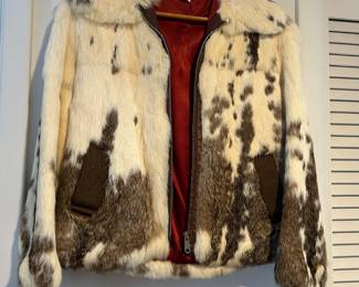 Spotted rabbit coat