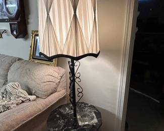 Marble table lamp