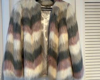 Faux fur coat