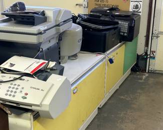 Lots of laptops -and printers 