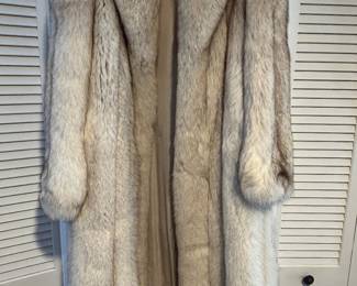 Full length Saga Fox coat