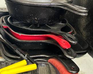 Cast iron skillets - most new, some older