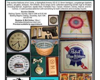 SPRING CONSIGNMENT AUCTION FLYER