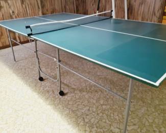 PRESALE - $75 VINTAGE PING PONG TABLE WITH PADDLES
