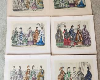 ANTIQUE MAGAZINE DECOR LOT