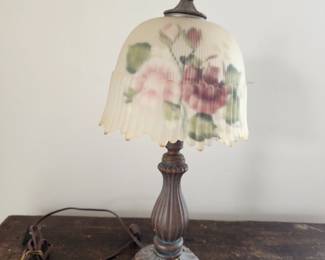 HAND PAINTED VINTAGE LAMP