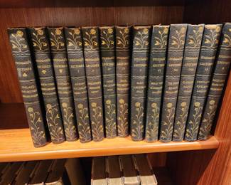 ANTIQUE LEATHER BOUND BOOKS