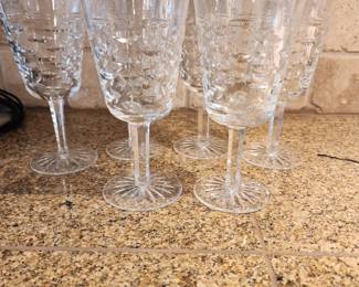 TOURLAINE WATERFORD GLASSES