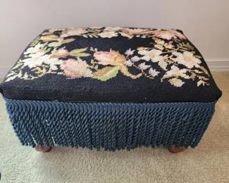 NEEDLEPOINT STOOL